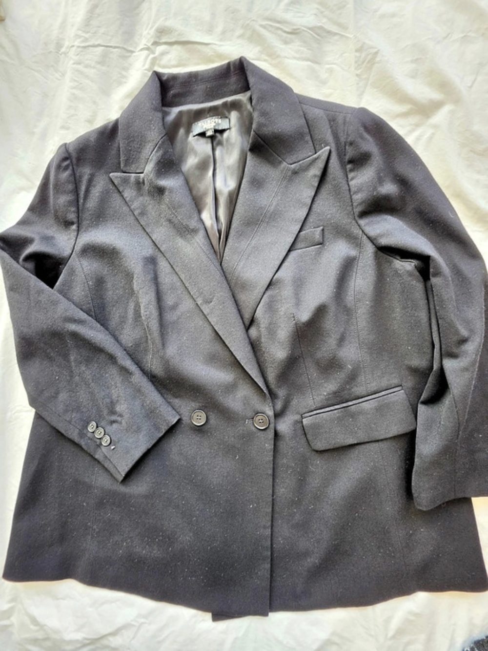 Talbots Collection 1878 blazer Women's Black Wool Blazer Size 18W